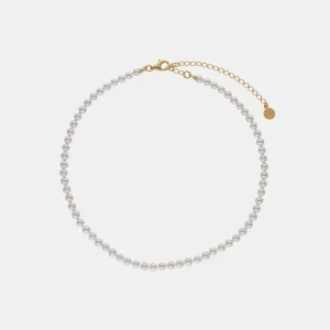 4 мм золотое жемчужное ожерелье балет