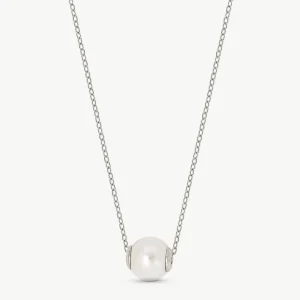 12 мм жемчужное серебряное ожерелье Classic