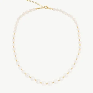 Жемчужное ожерелье 6-10 мм Золотая лира