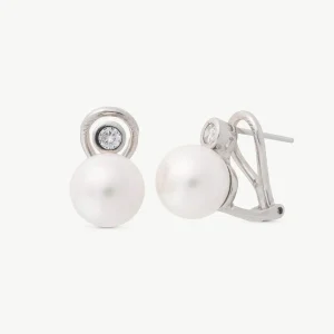 10 мм жемчужные серьги Селена