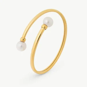 Браслет из двух золотых жемчужин Галатея_