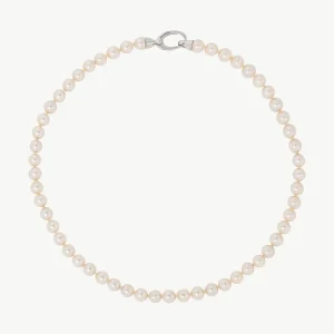 6 мм жемчужное ожерелье  Лира