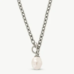 14 мм нежное ожерелье с подвеской в ​​виде барочного жемчуга Tender