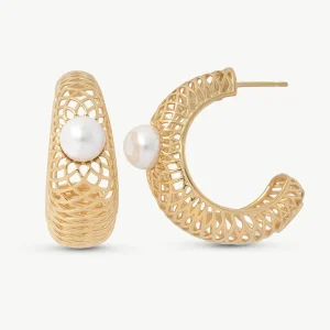 Серьги-кольца Большие Этна