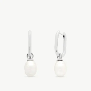 Короткие серьги с барочным жемчугом, нежные