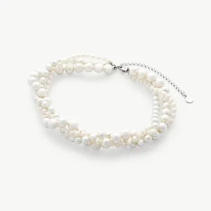 Ожерелье из трех жемчужин Essence 4-8 мм